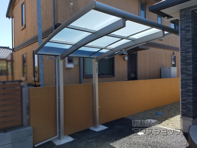 茨城県稲敷郡阿見町ののフェンス・柵、サイクルポート・駐輪場 レイナポートグランミニ 積雪〜20cm対応 施工例