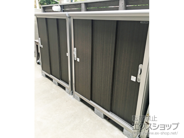 神奈川県横浜市のの物置・屋外倉庫 エスモ 一般型 1350×650×1501（ESE-1306E） ESE-1306E-DW 施工例