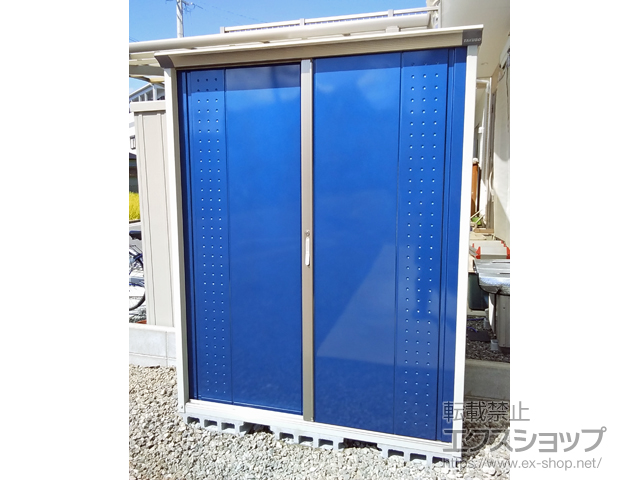 大阪府松原市のの物置・屋外倉庫 グランプレステージジャンプ 1488×650×1900 GP-156A-T-DB 施工例