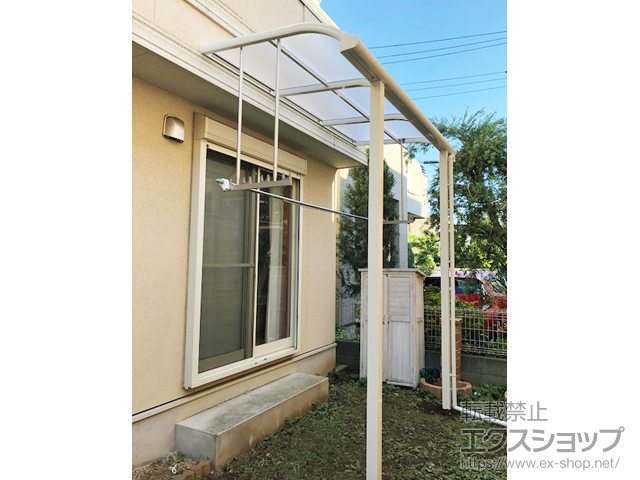 埼玉県さいたま市ののテラス屋根 ヴェクターテラス R型 テラスタイプ 単体 積雪〜20cm対応 施工例