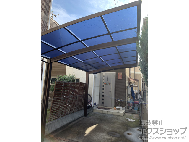 東京都調布市ののカーポート プレシオスポート 積雪〜20cm対応 施工例