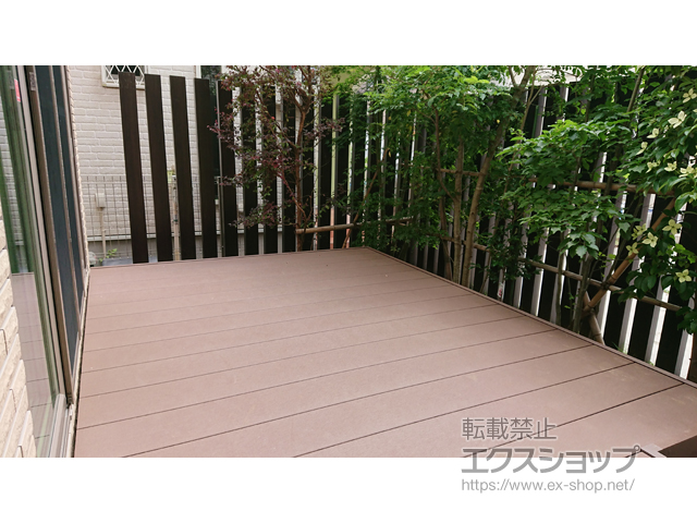 神奈川県相模原市ののウッドデッキ マージウッドデッキ 施工例