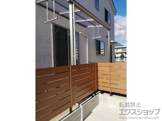 広島県尾道市ののテラス屋根 ヴェクターテラス R型 テラスタイプ 単体 積雪〜20cm対応 施工例