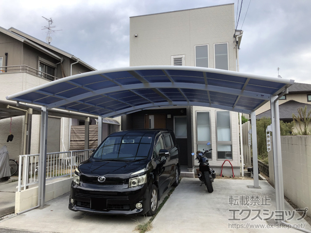 熊本県熊本市ののカーポート レイナツインポートグラン　積雪〜20cm対応 施工例