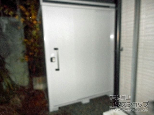 三重県名張市のの物置・屋外倉庫 エルモ 一般型 1870×1170×2361（LMD-1811H） LMD-1811H-CB 施工例