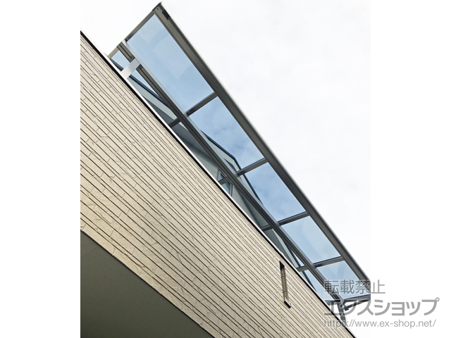 宮城県仙台市ののバルコニー・ベランダ屋根 ヴェクターテラス F型 屋根タイプ 単体 積雪〜20cm対応 施工例
