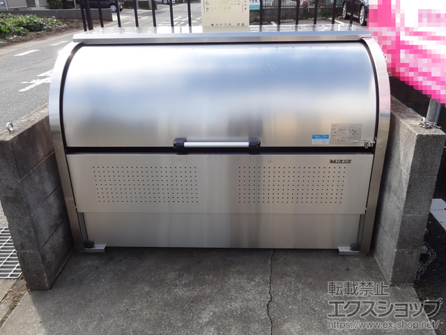 茨城県那珂郡東海村ののゴミステーション クリーンストッカー CKS-1609型 （容量1250L） CKS-1609型 施工例