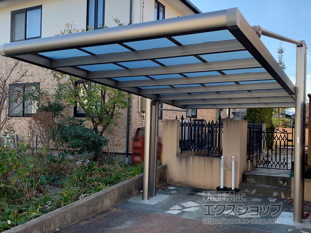 岩手県紫波郡矢巾町ののカーポート 4G フォーグZ 積雪〜30cm対応 施工例