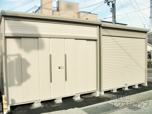 兵庫県尼崎市のの物置・屋外倉庫 Mr.トールマンダンディ 一般型 3232×2990×2570 JN-3229-W 施工例