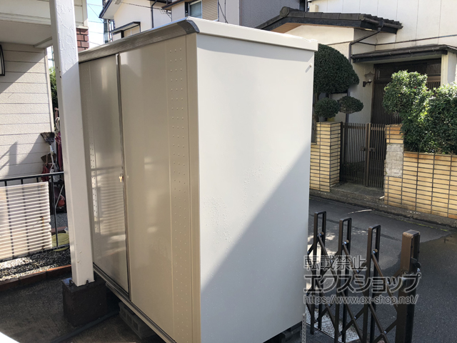 東京都西多摩郡日の出町のの物置・屋外倉庫 グランプレステージジャンプ 1879×900×1900 GP-199A-F-MW 施工例