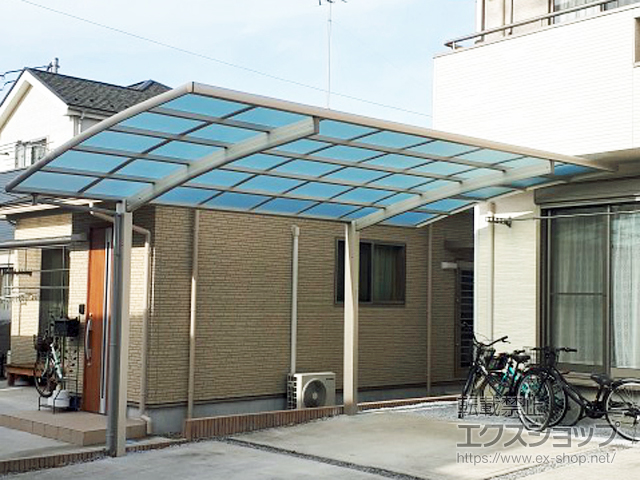 栃木県宇都宮市ののカーポート レイナポートグラン　積雪〜20cm対応 施工例