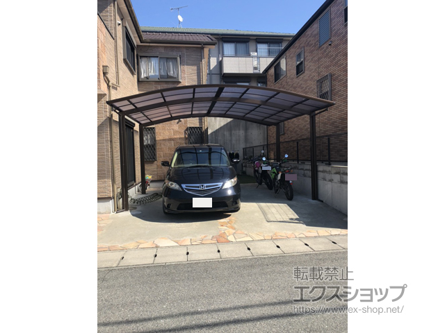 兵庫県神戸市ののカーポート レイナツインポートグラン　積雪〜20cm対応 施工例