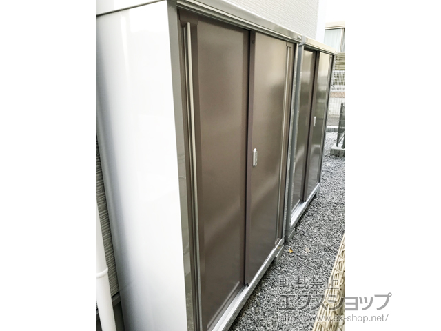 神奈川県川崎市のの物置・屋外倉庫 シンプリー 一般型 1320×415×1603 MJX-134D-P-AR 施工例