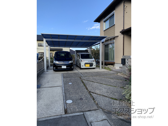 熊本県熊本市ののカーポート エフルージュ ツイン 積雪〜20cm対応 施工例