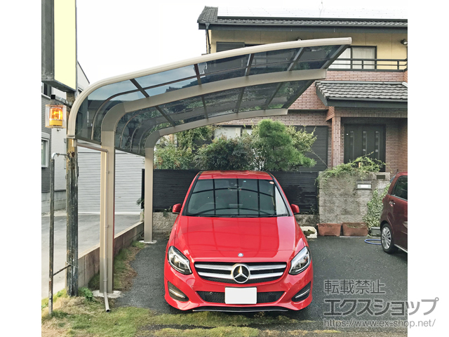 愛知県名古屋市のLIXIL リクシル（トステム）のカーポート テールポートシグマIII 積雪〜20cm対応 施工例