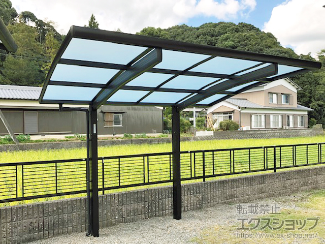 香川県仲多度郡まんのう町ののサイクルポート・駐輪場 レイナポートグランミニ 積雪〜20cm対応 施工例