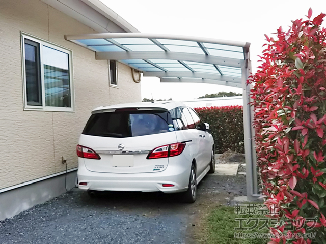 埼玉県深谷市ののカーポート レイナポートグラン 延長　積雪〜20cm対応 施工例