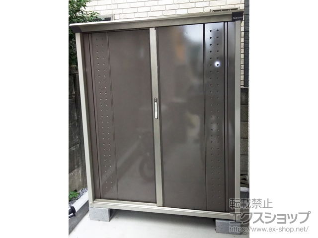 東京都杉並区のの物置・屋外倉庫 グランプレステージジャンプ 1120×530×1600 GP-115B-T-CB 施工例