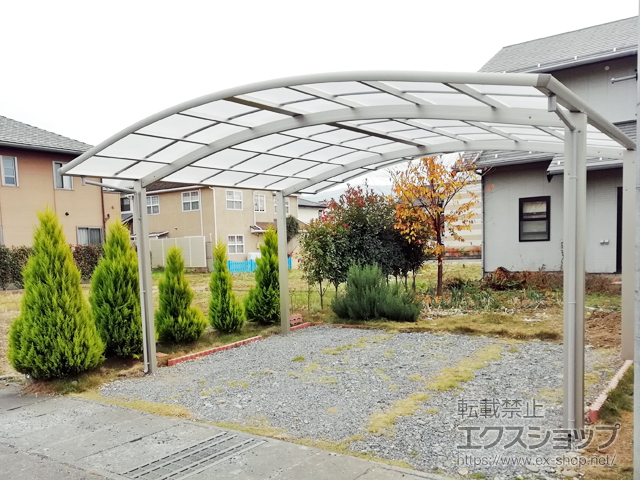 長野県長野市ののカーポート レイナツインポートグラン　積雪〜20cm対応 施工例