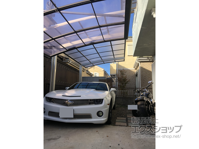 埼玉県桶川市ののカーポート レイナポートグラン　積雪〜20cm対応 施工例