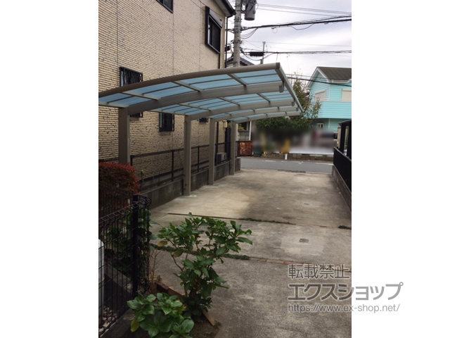 神奈川県高座郡寒川町ののカーポート レイナポートグラン 縦連棟　積雪〜20cm対応 施工例