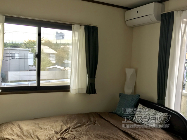 東京都八王子市のの二重窓（内窓） インプラス ダストバリア仕様 引違い窓 2枚建 施工例