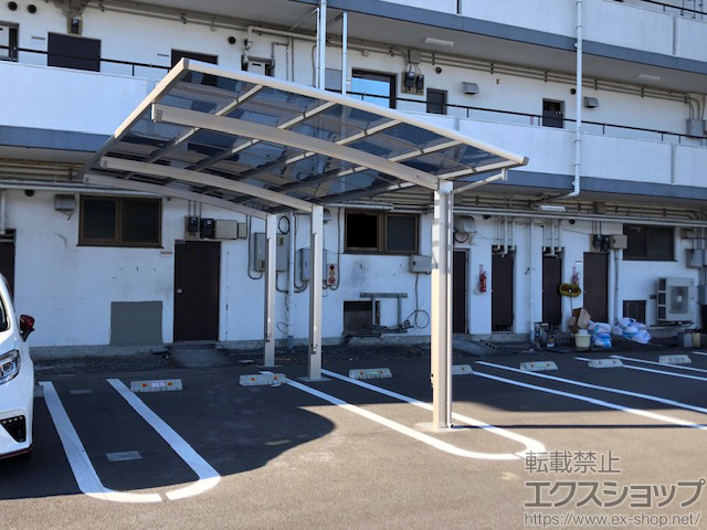 千葉県香取郡多古町ののカーポート レイナポートグラン 延長　積雪〜20cm対応 施工例