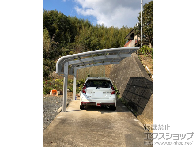 千葉県香取郡多古町ののカーポート レイナキャップポートグラン　積雪〜20cm対応 施工例