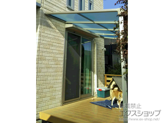 長野県長野市ののテラス屋根 ヴェクターテラス F型 テラスタイプ 単体 積雪〜20cm対応 施工例