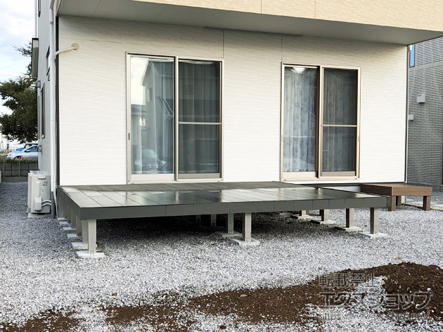 埼玉県入間市ののウッドデッキ リウッドデッキ 200 施工例