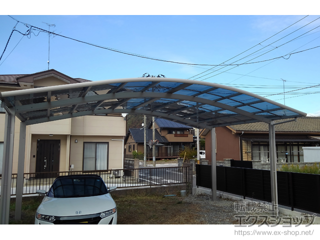 宮城県石巻市ののカーポート レイナツインポートグラン　積雪〜20cm対応 施工例