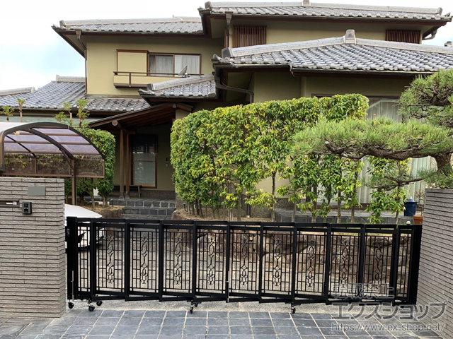 兵庫県神戸市ののカーゲート ビビオアコー 2型 片開き 445SBK 施工例