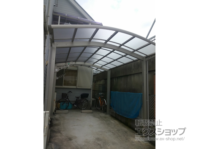 大阪府藤井寺市ののカーポート レイナワンポートグランZ　積雪〜20cm対応 施工例