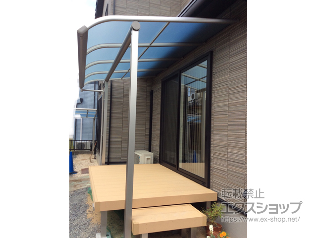 岡山県岡山市ののウッドデッキ リウッドデッキ 200 施工例