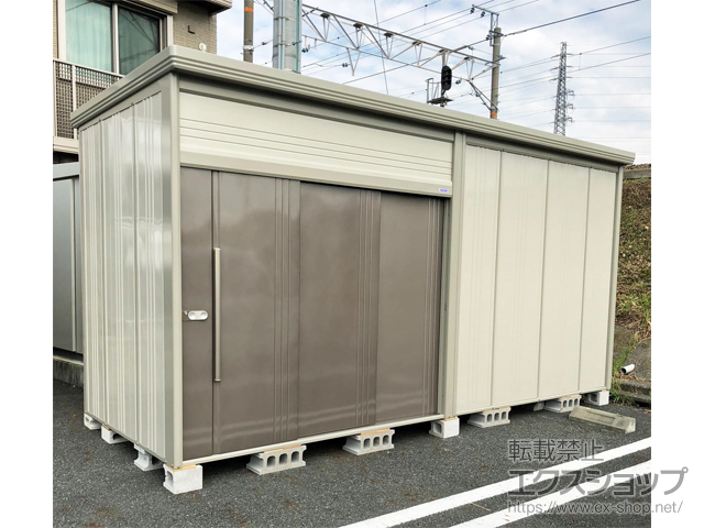 静岡県富士市のの物置・屋外倉庫 Mr.トールマンダンディ 一般型 5079×1922×2570（JN-5019） JN-5019-B 施工例