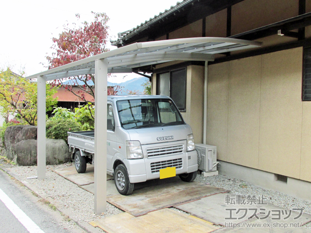 岐阜県下呂市ののカーポート プレシオスポート 積雪〜20cm対応 施工例
