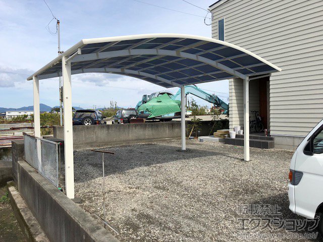 徳島県徳島市ののカーポート レイナツインポートグラン　積雪〜20cm対応 施工例