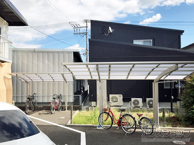 福岡県久留米市ののカーポート プレシオスポート 積雪〜20cm対応 施工例