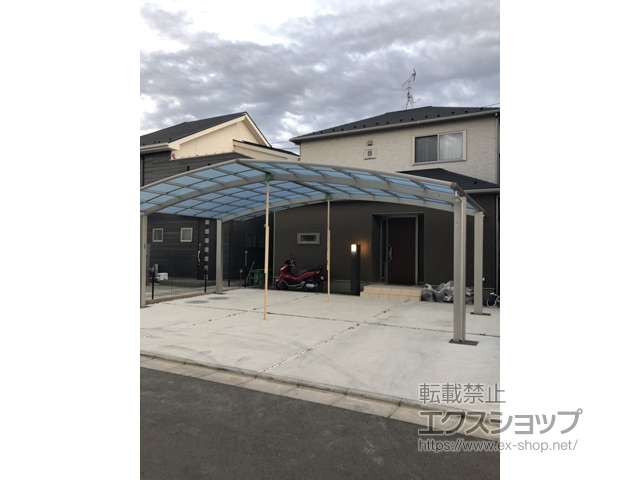 埼玉県川越市ののカーポート レイナトリプルポートグラン　積雪〜20cm対応 施工例