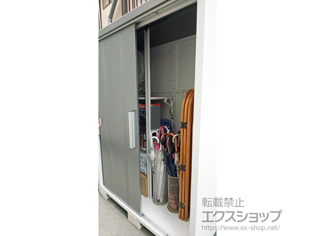 東京都豊島区のの物置・屋外倉庫 クール COOL-1575 一般型 1500×750×1937 COOL-1575-GM 施工例