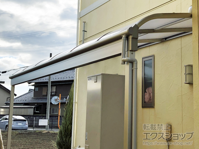 岐阜県羽島郡笠松町ののテラス屋根 ヴェクターテラス R型 テラスタイプ 単体 積雪〜20cm対応 施工例