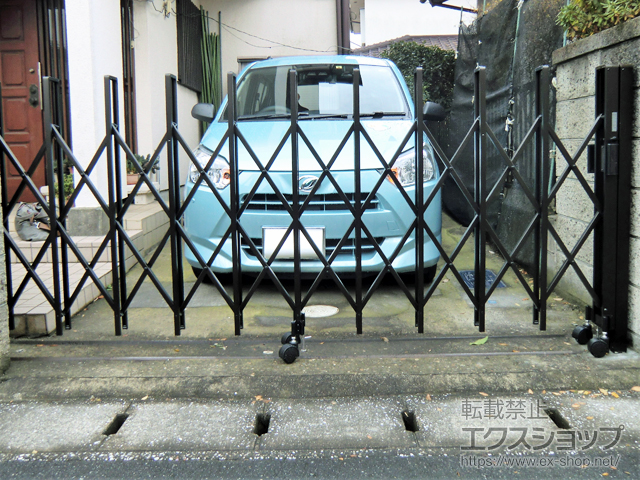 千葉県千葉市ののカーゲート トリップゲート RA型 ノンレール 片開き 33S 施工例