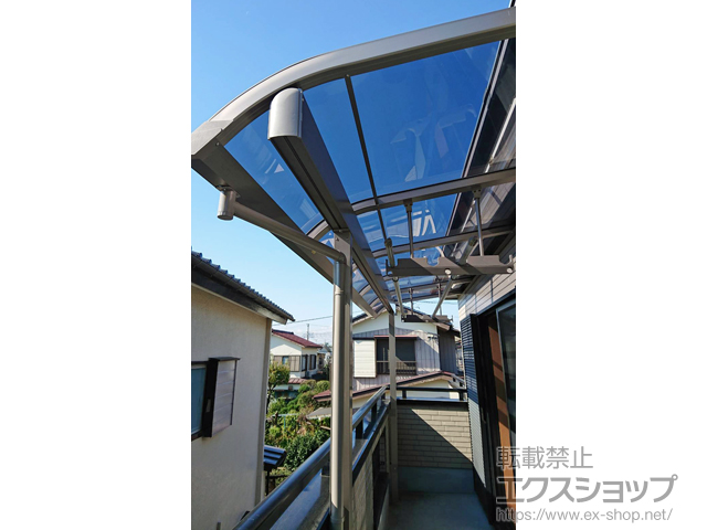 埼玉県所沢市ののバルコニー・ベランダ屋根 スピーネ R型 屋根タイプ 単体 積雪〜20cm対応 施工例