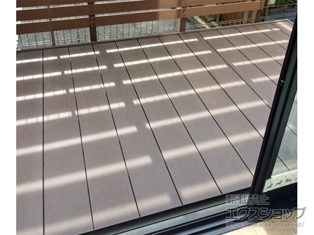 東京都三鷹市ののウッドデッキ マージウッドデッキ 施工例