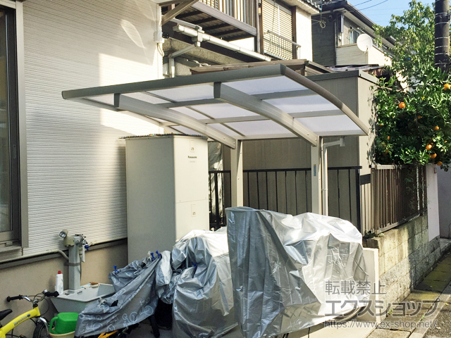 埼玉県川口市ののサイクルポート・駐輪場 プレシオスポート ミニ 積雪〜20cm対応 施工例