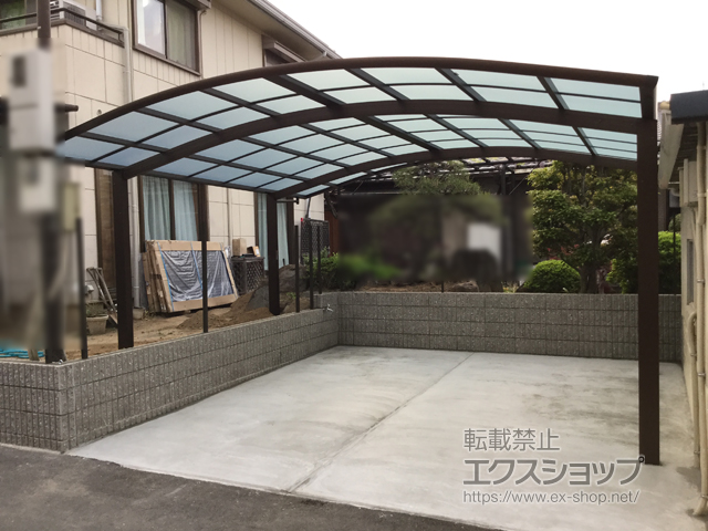 大阪府八尾市ののカーポート レイナツインポートグラン　積雪〜20cm対応 施工例