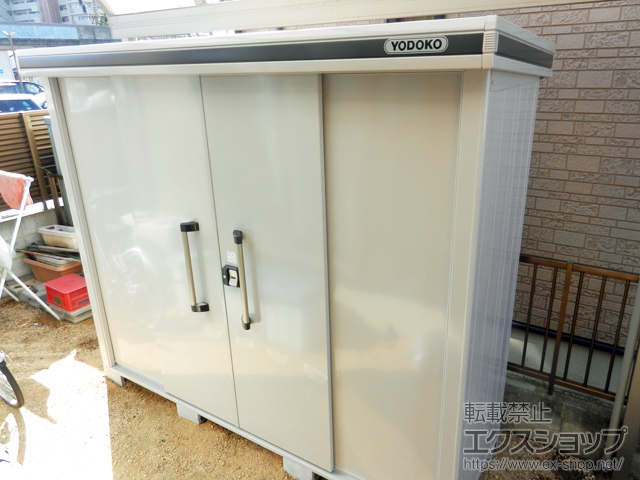 滋賀県大津市のの物置・屋外倉庫 エルモ 積雪型 2570×820×2125 LMDS-2508-CB 施工例
