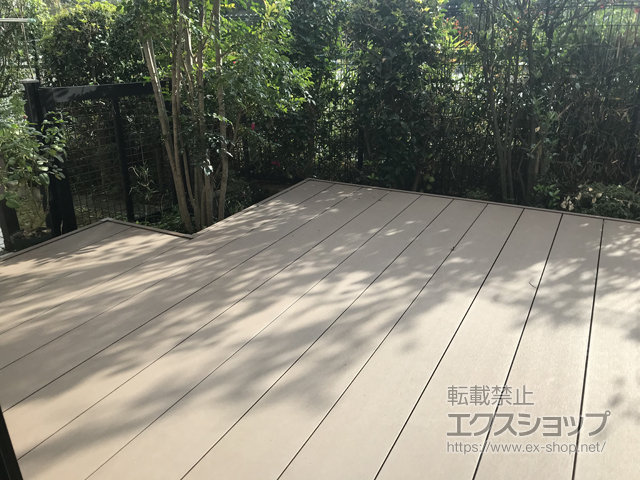 神奈川県川崎市ののウッドデッキ リウッドデッキ 200 ※L字 施工例