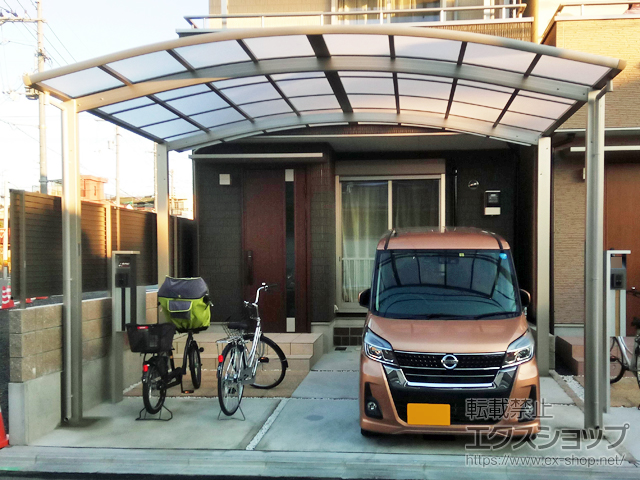 京都府京都市ののカーポート レイナツインポートグラン 積雪〜20cm対応 施工例