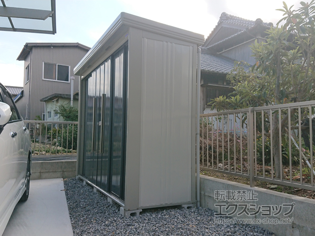 三重県鈴鹿市のの物置・屋外倉庫 Mr.ストックマンダンディ 一般型 2900×890×2110 ND-2908-J 施工例